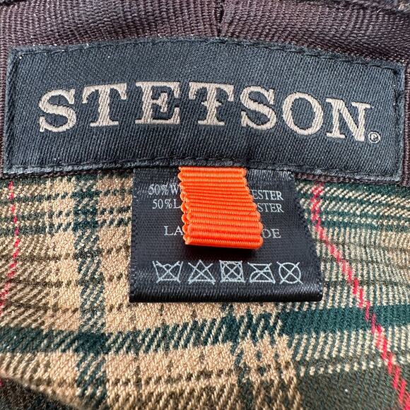 Stetson Cabbie Newsboy Walking Driving Hat Men’s Large Brown Wool Headwear - Picture 9 of 10